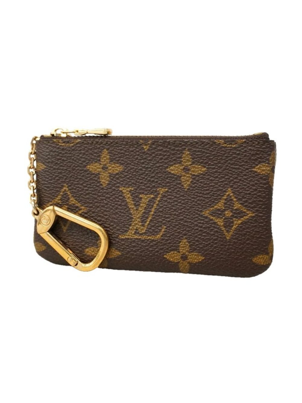 Louis Vuitton Coin Purse Monogram Pochette Cles Brown